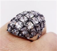 Casazza - Via Nazionale 49 - Anello Venerio Donna in Argento Zircone VINTAGE-AN1 - VINTAGE-AN1